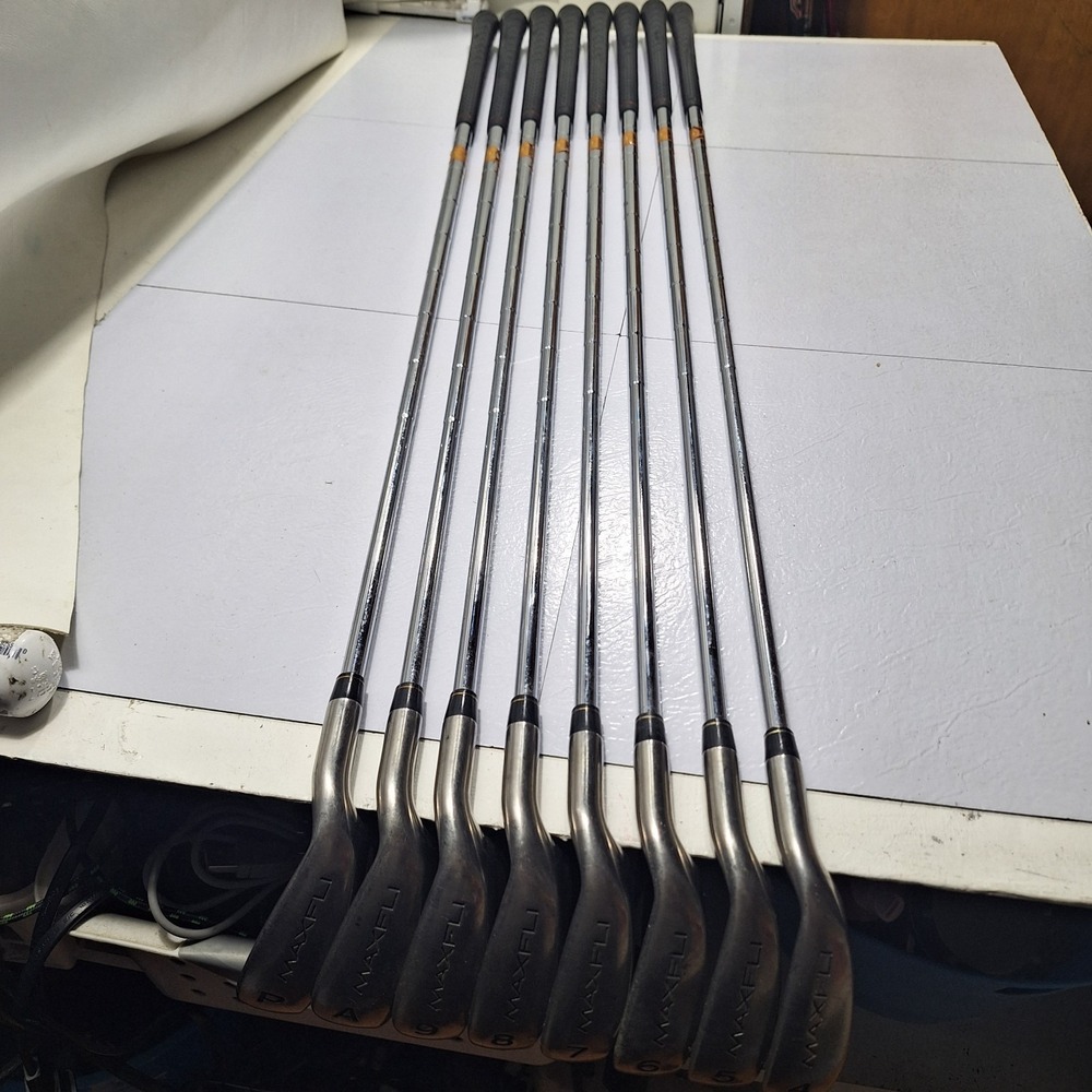 Maxfli Powermax Extra Wide Sole RH Steel Regular-Flex 35.5" P A 9 8 7 6 5 4